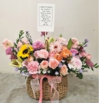 꽃바구니/핑크/[전국배송]Lovely sweet - 핑크빛 로맨스 꽃배달 - 플라워119꽃배달서비스 꽃바구니/핑크/[전국배송]Lovely sweet... 