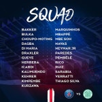 PSG 소집명단 (vs 셀틱) - 해외축구 - 에펨네이션