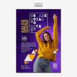라이프스타일 템플릿 디자인 | 무료 PSD 파일