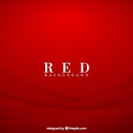 Abstract background in red color | Free Vector