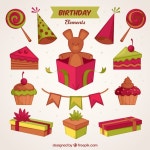 57 페이지 | 생일 토퍼 벡터 - Freepik에서 무료 고품질 벡터를 다운로드하세요 | Freepik