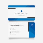 현대적인 디자인의 명함 | 무료 벡터