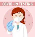 Covid19 testing with antigent test kit | Free Vector