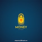 Free Vector | Creative money logo design
