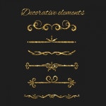 장식 장식품 컬렉션 | 무료 벡터