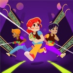평면 디자인 레이저 태그 그림 | 무료 벡터