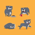 Chubby dog Vectors & Illustrations for Free Download | Freepik