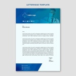 Free Vector | Gradient medical letterhead