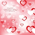해피 발렌타인 데이 인사말 | 무료 벡터