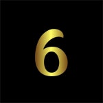 골드 번호 6 럭셔리 3d 벡터 - Freepik에서 무료 고품질 벡터를 다운로드하세요 | Freepik