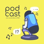 음악 손으로 그린 플랫 팟캐스트 커버 | 무료 벡터