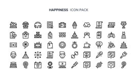 행복 | 프리미엄 아이콘