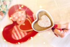 214 발렌타인 데이 선물 | 프리미엄 사진