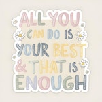 당신은 아름다운 글자입니다 | 무료 벡터