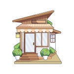 베이커리 가게 앞 | 프리미엄 사진