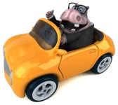 재미있는 화이트 고릴라 - 3D 일러스트레이션 | 프리미엄 사진