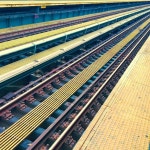 철도 트랙 | 프리미엄 사진