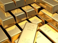 골드바 행과 은바 1 개 | 프리미엄 사진