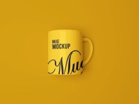 Premium PSD | 3d rendered mug mockup