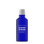 30ml 1oz 파란색 유리 펌프 병 모형 | 프리미엄 PSD 파일
