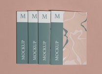Premium PSD | Composition of mock-up book cover