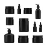 얼굴 피부 관리를위한 나이트 코스메틱 시리즈 | 무료 벡터