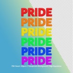 자부심 텍스트 | 프리미엄 AI 생성 PSD