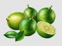 맛있는 녹색 라임 | 프리미엄 AI 생성 PSD