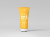 Premium PSD | Face wash tube mockup