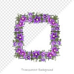 리락 꽃 프레임 | 프리미엄 AI 생성 PSD