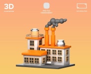 네온 굴 이 있는 실루 광장 에 있는 박동 하는 네온 공장 단지 | 프리미엄 AI 생성 PSD