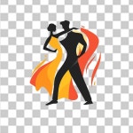 춤추는 사람들 배경과 캐릭터 | 무료 벡터