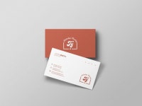 Minimal business card mockup | Premium PSD