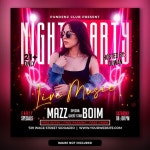 나이트클럽 파티 인스타그램 스토리 | 프리미엄 PSD 파일