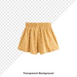 매력적이고 웅장 한 쇼트 면화 린 라인 폴리에스터 투명한 배경에 고립 | 프리미엄 AI 생성 PSD