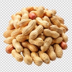 체커 된 배경 으로 땅콩 한 어리 | 프리미엄 AI 생성 PSD