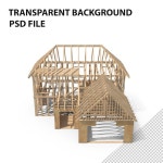 지붕 건설 을 통해 빛 이 아오르는 것 | 프리미엄 AI 생성 PSD