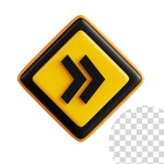 소령의 팔에 배치 된 4 중 교차로 기념 도로 표지 | 프리미엄 PSD 파일