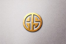 Premium PSD | Pressed metallic names pin mockup design