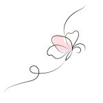 장식 라인 아트 나비의 ⁇ 터 세트 | 프리미엄 벡터 장식 라인 아트 나비의  ⁇ 터 세트 | 프리미엄 벡터