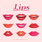 Female lips | Premium Vector