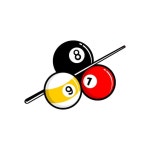 A pool cue and balls set for billiards or pool games | Premium Vector