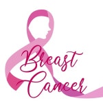 유방암 인식 리본 배경입니다. | 프리미엄 벡터