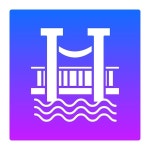 겟더무역 | Bridge icon | Premium Vector