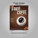 커피 숍 포스터 템플릿 | 무료 PSD 파일