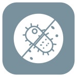 터 디자인 항균 천 아이콘 스타일 | 프리미엄 벡터