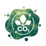 Co2 neutralcarbon offsetgreen energyflat design icon vector illustration | Premium Vector