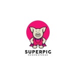 소 농장 로고 터 디자인 로고 | 무료 벡터