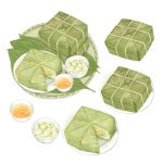 드래곤 보트 축제 에서 가족 들 이 지 를 나누는 것 | 프리미엄 AI 생성 벡터