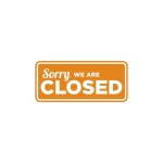 Closed sign for store vector template | Premium Vector